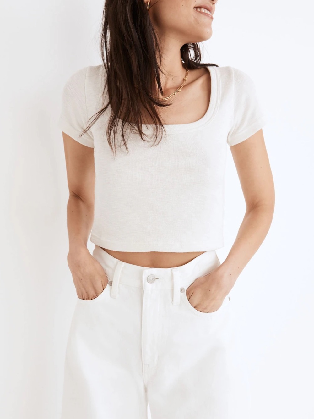Madewell Westville Crop Tee